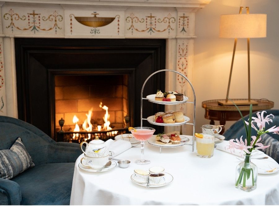 Signature Afternoon Tea by the Fireplace