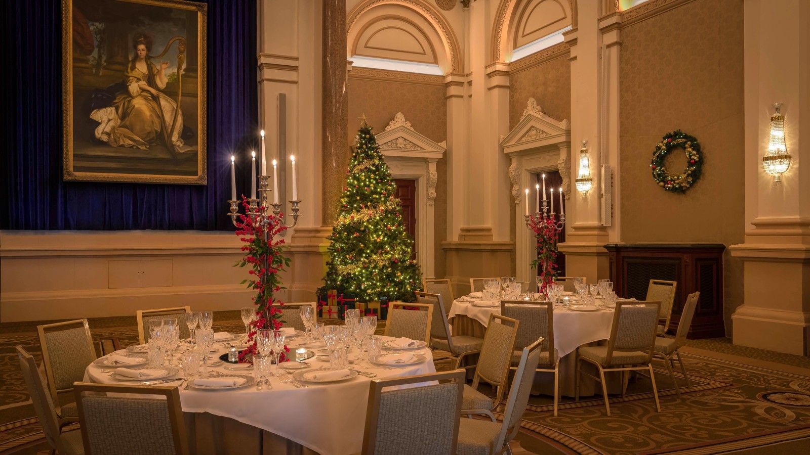  Christmas Day Dining in the Banking Hall at The College Green Hotel Dublin