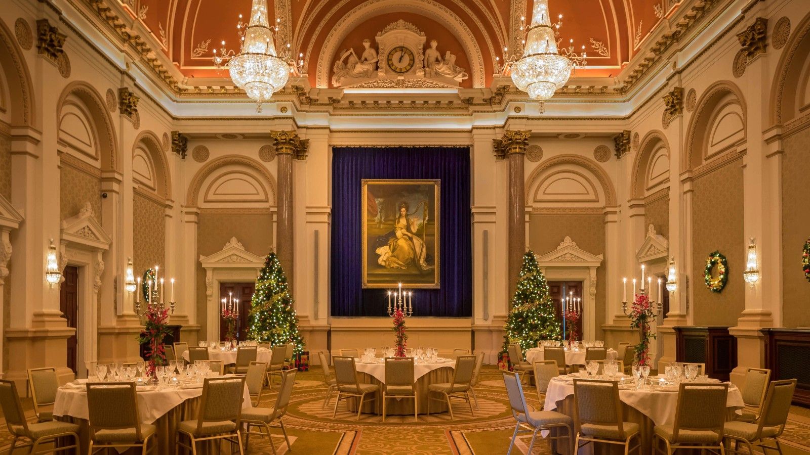  Christmas Day Dining in the Banking Hall at The College Green Hotel Dublin